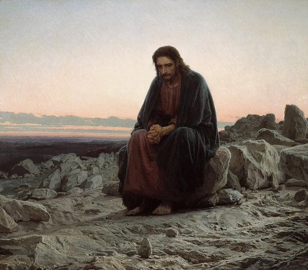 Le Christ au désert, Ivan Kramskoï, 1872, galerie Tretiakov, Moscou