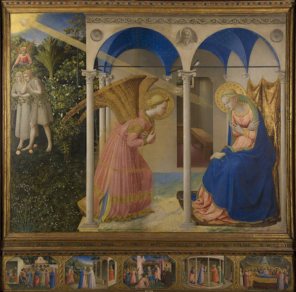 L'Annonciation, Fra Angelico, vers 1426, musée du Prado, Madrid