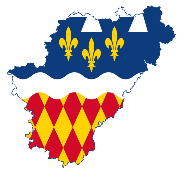Les drapeaux des régions et provinces de France