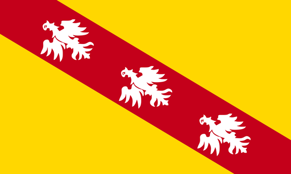 Le drapeau lorrain et les alérions