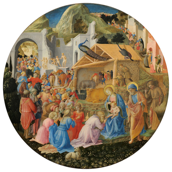 L'Adoration eucharistique — adoration of the Magi (Wikimedia Commons / Public domain, Fra Angelico and Fra Filippo Lippi (1395 - 1455) – painter (Italian) Born in It)