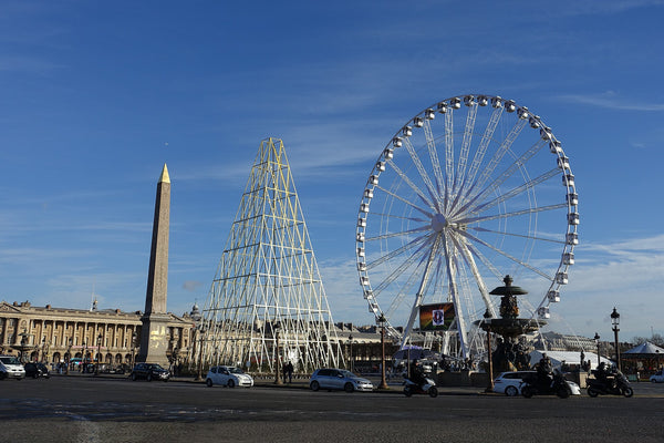 Place de la Concorde et l'obélisque, à Paris