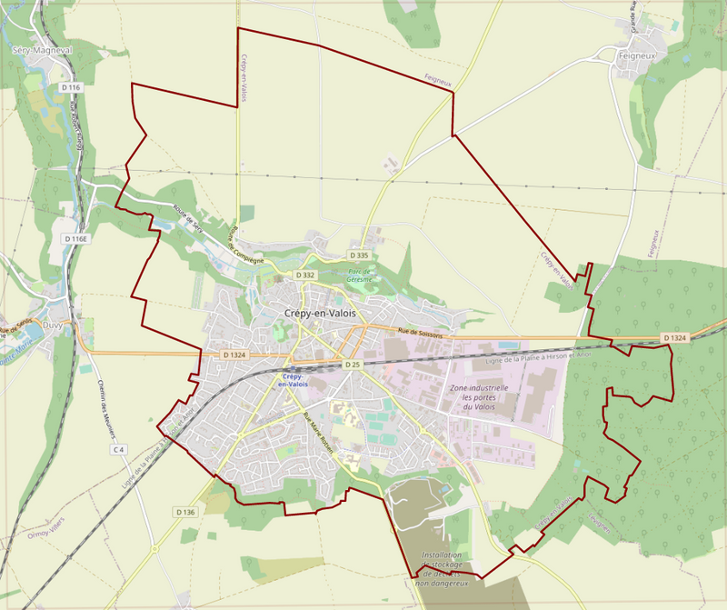Les Valois : 261 ans de monarchie française (1328-1589) — carte réalisée sur umap (Wikimedia Commons / CC BY-SA 4.0, DescriptionCrépy-en-Valois OSM 01.png


This map  was created from OpenStreet)