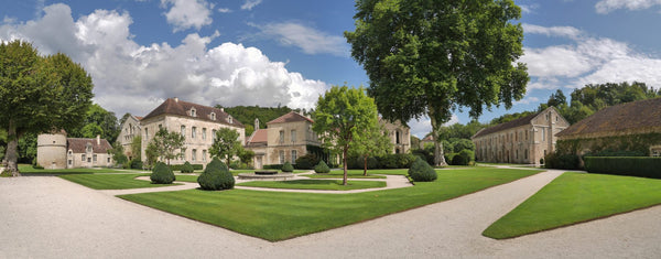 Vue panoramique de l'abbaye de Fontenay
