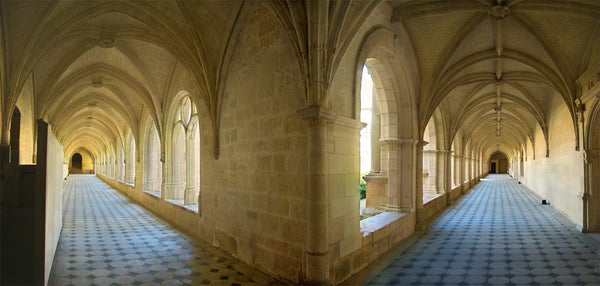 Vue extérieure de l'abbatiale de Fontevraud