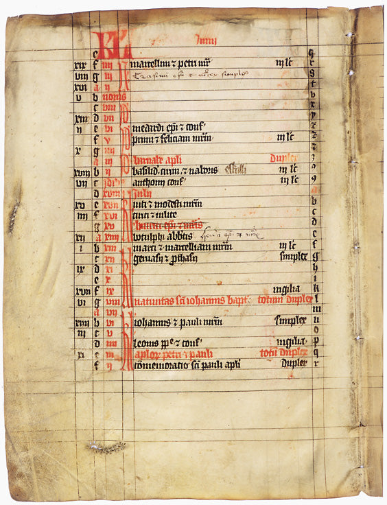 Calendrier des saints patrons et figures de France — illustration : Calendrier des saints (Wikipedia FR)