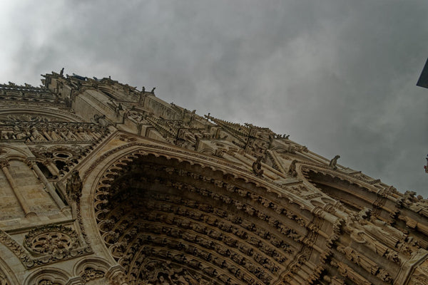 Façade occidentale de la cathédrale Notre-Dame d'Amiens, gothique rayonnant
