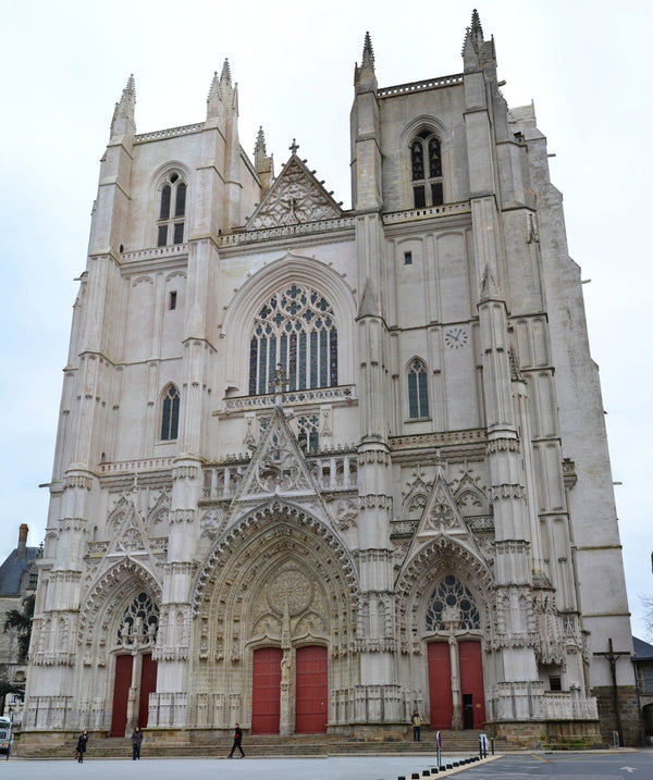 Façade occidentale gothique flamboyant de la cathédrale de Nantes