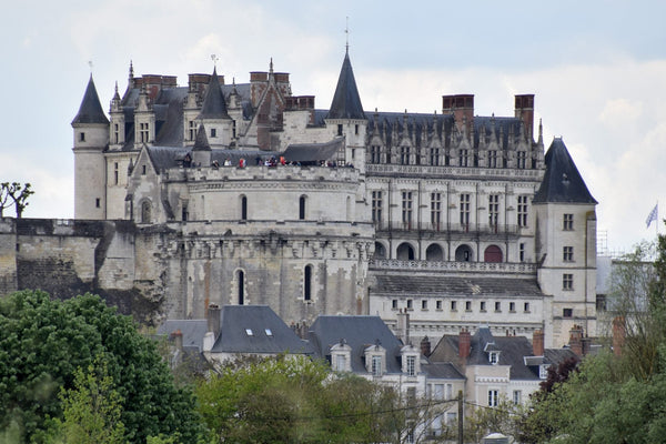 Vue extérieure du château royal d'Amboise