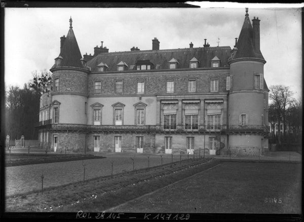 Façade côté jardin du château de Rambouillet