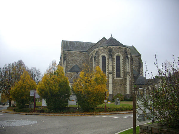 L'église d'Erbray, en Loire-Atlantique, commune où l'Inrap a fouillé le hameau des Landelles.