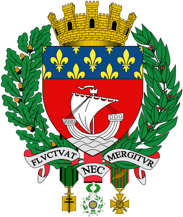 Blason de Paris (la nef et les fleurs de lys)