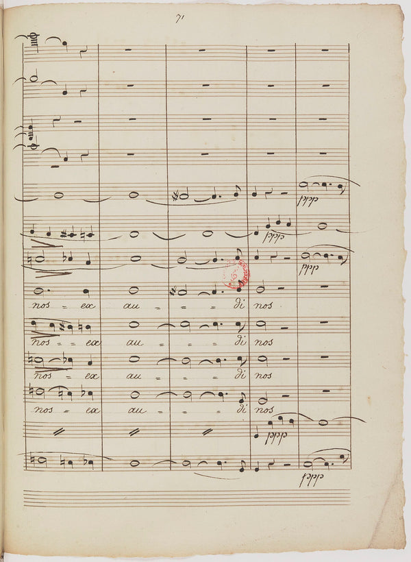 Litanies de la Sainte Vierge (de Lorette) — Titre uniforme : Auber, Daniel-François-Esprit (1782-1871). Compositeur. [Litanies de la Sainte Vierge. AWV 53]
(Partiti (Public domain, Auber, Daniel-François-Esprit (1782-1871). Compositeur)