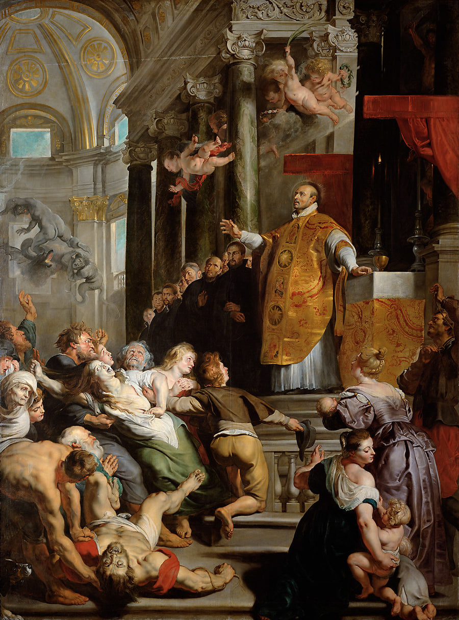 Les miracles de saint Ignace de Loyola, tableau de Pierre Paul Rubens, 1618