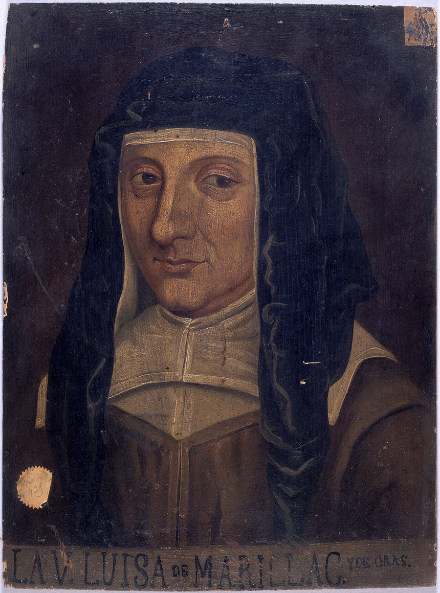 Portrait de sainte Louise de Marillac, huile anonyme du XVIIe siècle, musée Carnavalet