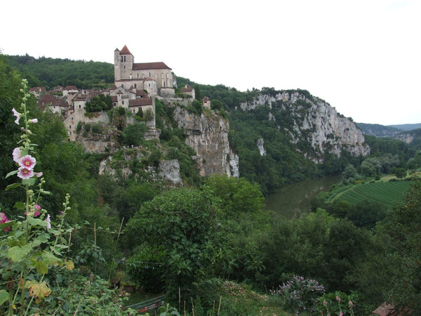 Facade de Saint-Cirq-Lapopie