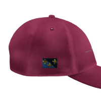 Casquette Drapeau bleu semé de lys (signature devant) (vue 3)